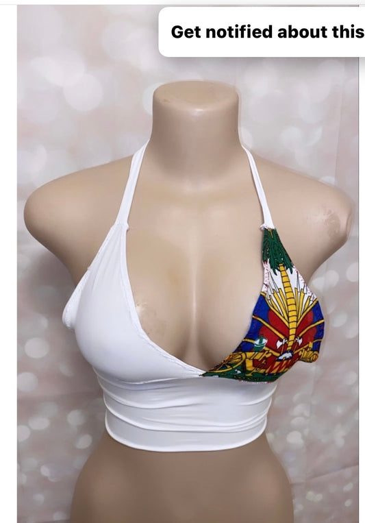 Haitian Flag Inspired Top