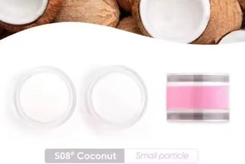 2in1 Coconut flavored lip scrub and lip balm kit